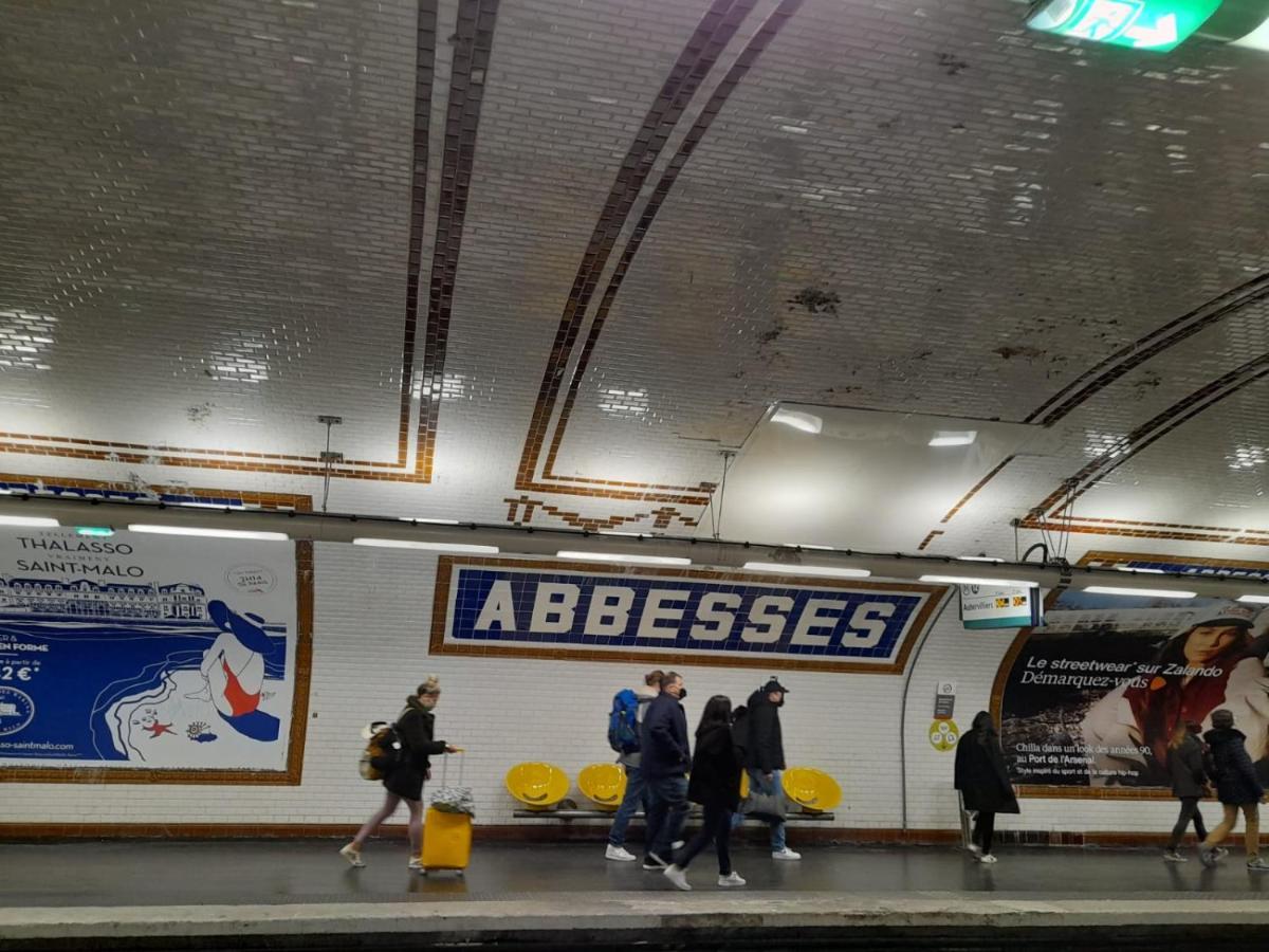 巴黎Studio Equipe Metro Abbesses A Montmartre公寓 外观 照片